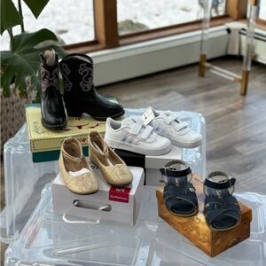 Size 8 kids Assorted Footwear Collection -New